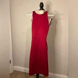Tight Red MIDI Dress Size:2